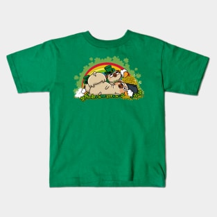 St. PUGtrick's DAy! Kids T-Shirt